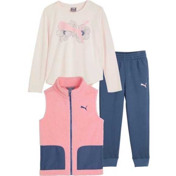 PUMA Kids' 3-piece Vest Set - Picture 2 of 8
